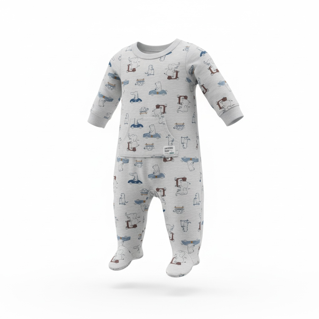 Carter’s Baby Clothes 9 Months Gray